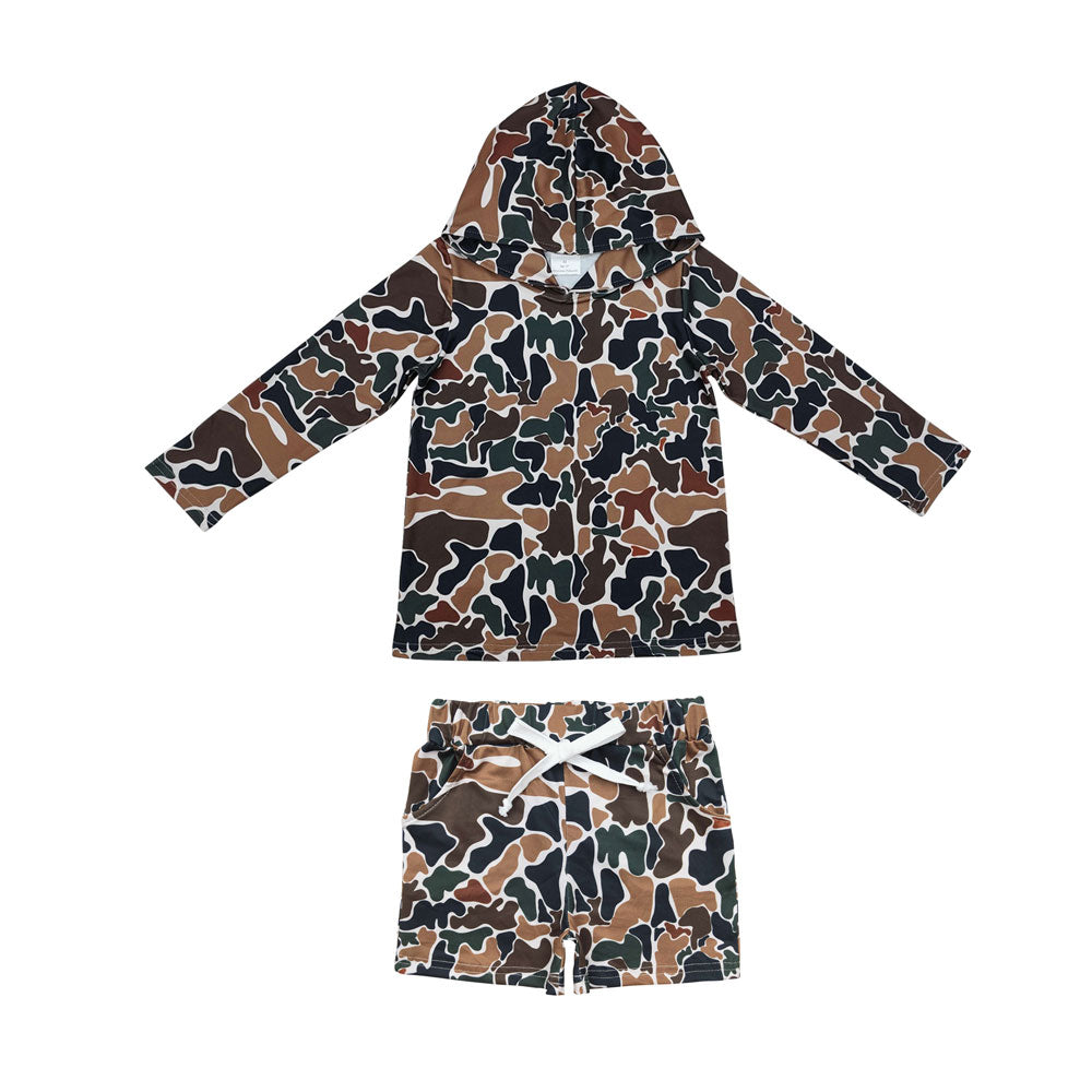 RTS NO MOQ BT0921+SS0359 HOT SELL baby boys Camouflage hat set