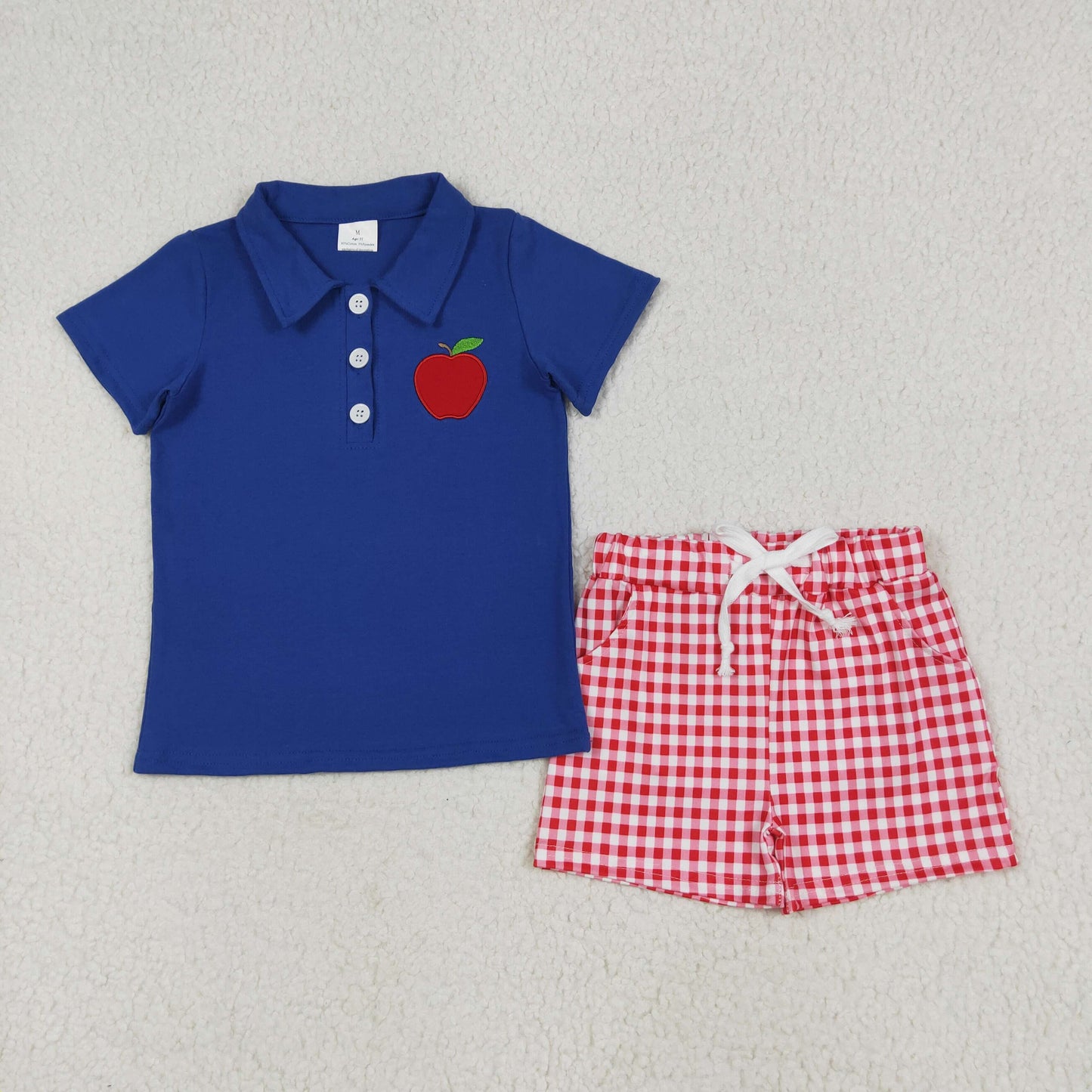 Sibling Baby boys clothes school embroidery Summer Sibling Sister Clothes Sets