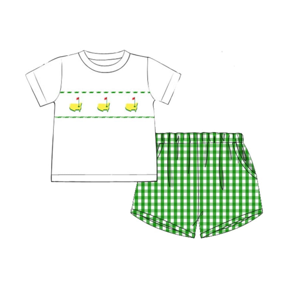 (Pre Order) No moq BSSO1633 Pre-order baby boy clothes short sleeve shorts sets-2025.10.30