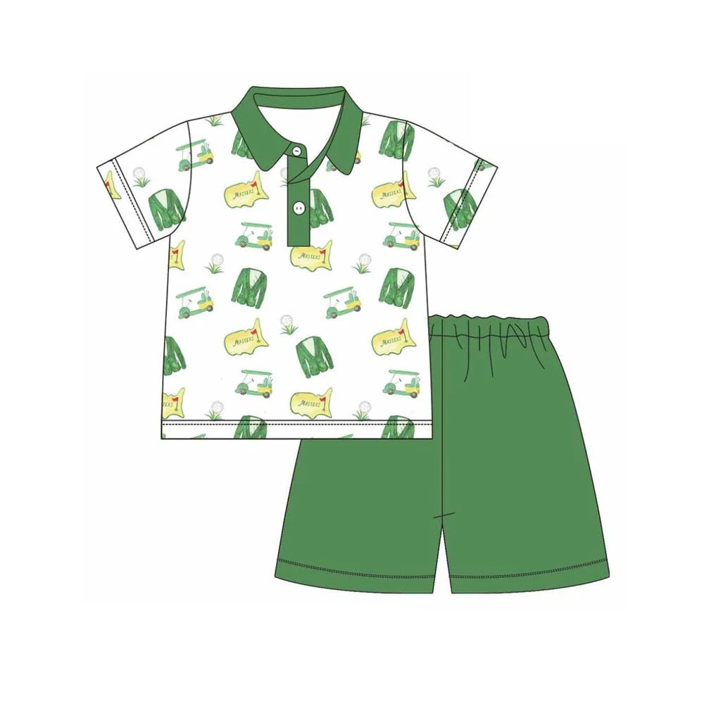 (Pre Order) No moq BSSO1697 Pre-order baby boy clothes short sleeve shorts sets-2025.11.15