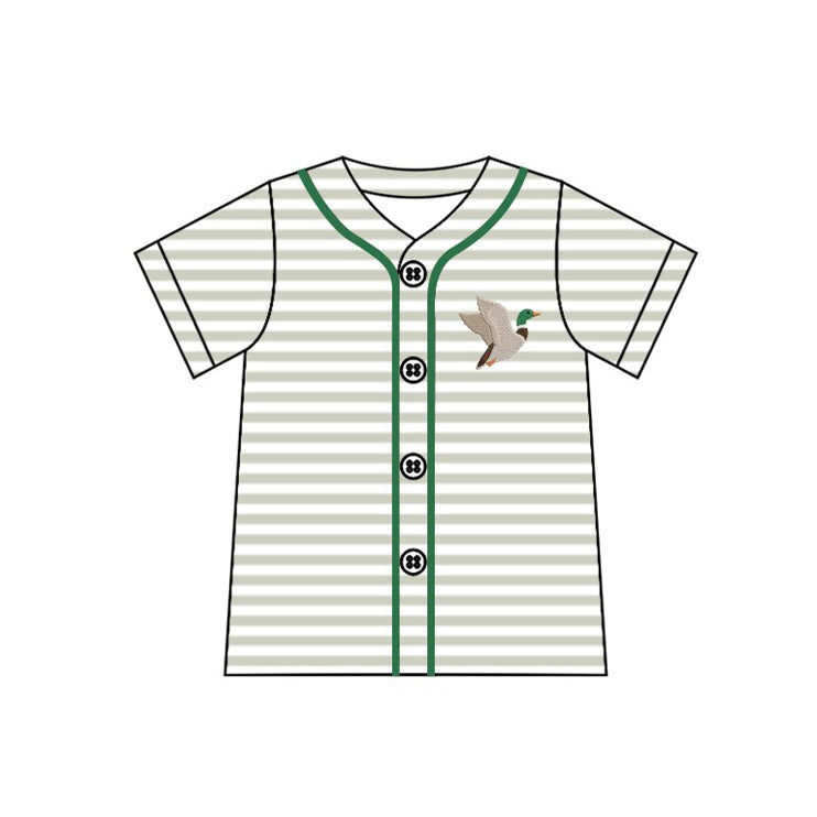 (Pre Order) No moq BT1554 pre-order toddler boy clothes duck short Sleeve Top -2025.11.10