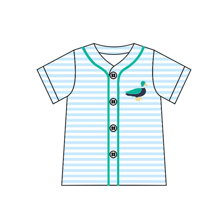 (Pre Order) No moq BT1555 pre-order toddler boy clothes duck short Sleeve Top -2025.11.10