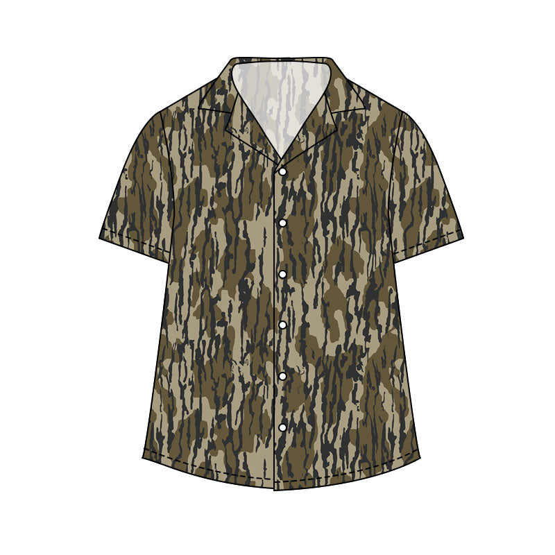 (Pre Order) No moq BT1608 Pre-order adult clothes men summer camouflage short sleeve top-25.11.24