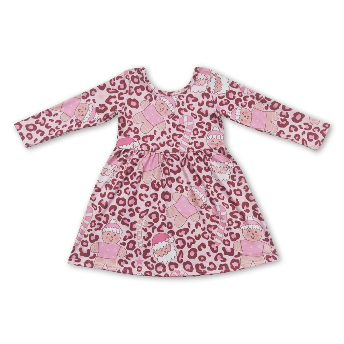RTS NO MOQ Sibling baby girl clothes Christmas long Sleeve Suit & Long Sleeve Dress