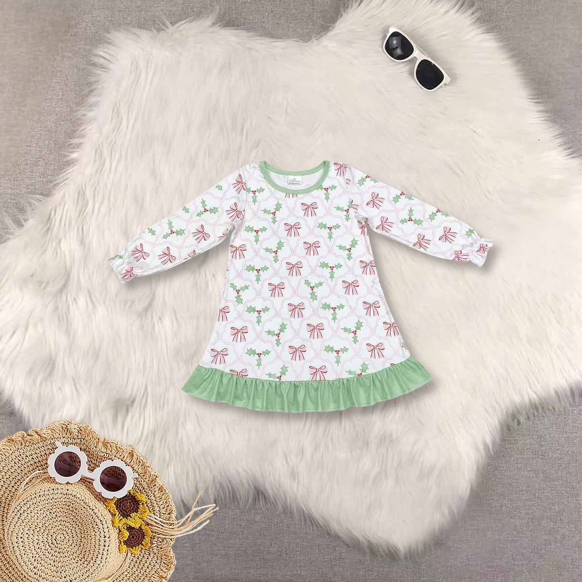 RTS NO MOQ Sibling baby Girls Boys Christmas long sleeve pants sets 2 and rompers 2 and adult top and adult pants Clothes