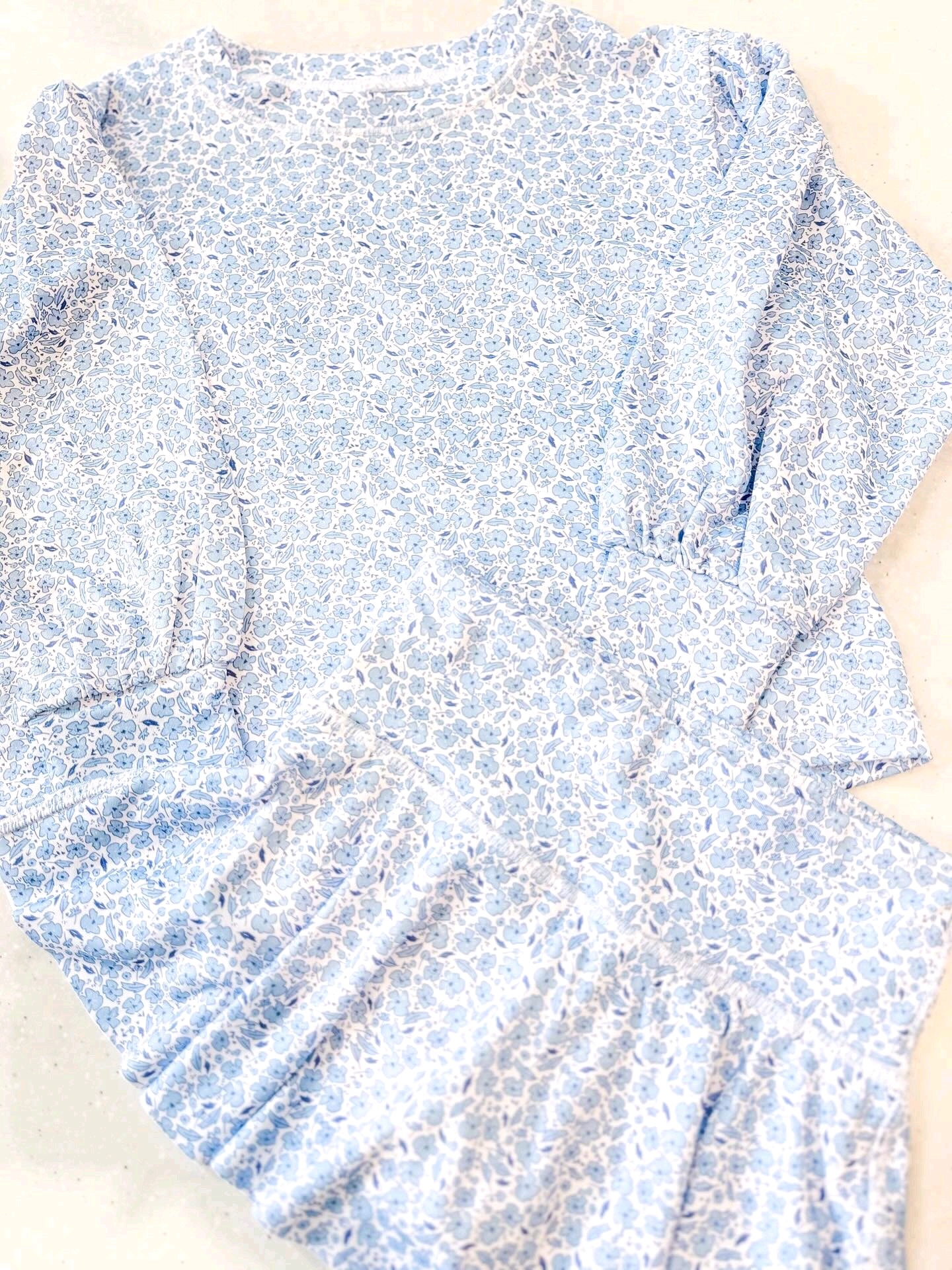 (Pre Order) No moq GLD1508 Pre-order baby girl clothes floral long sleeve skirts sets-2025.11.14