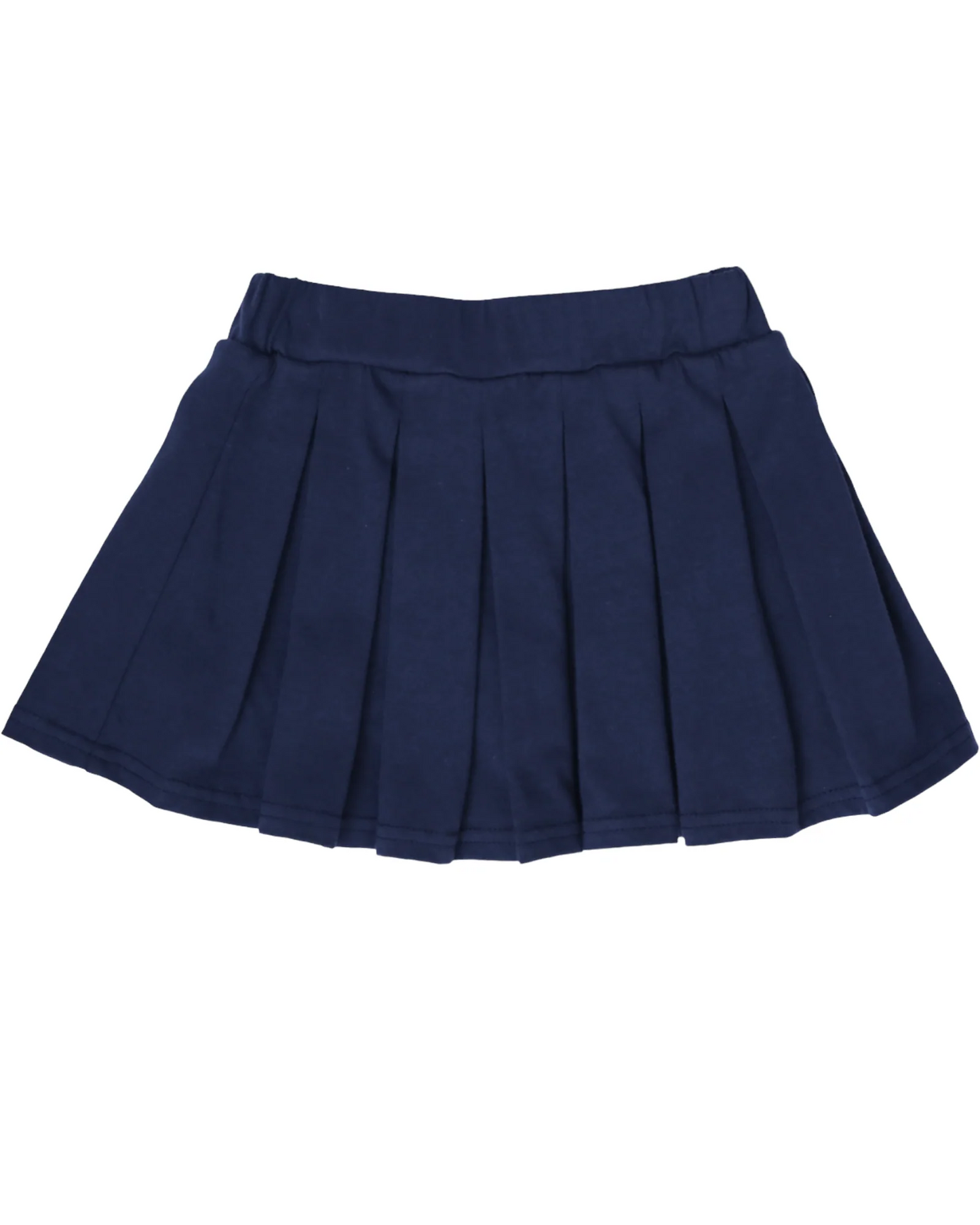 no moq GLK0108 pre-order baby girls clothes cotton navy blue Skirts dress-2025.6.7