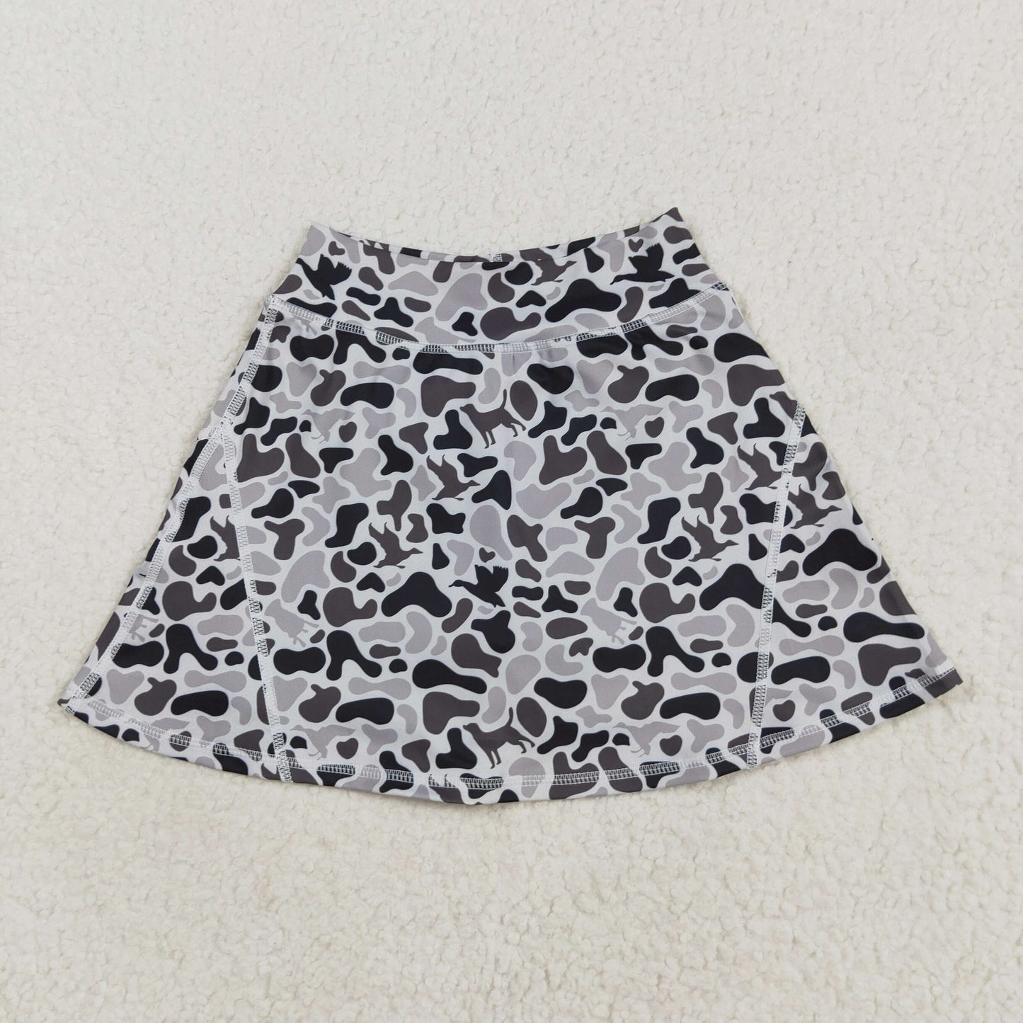 RTS Sibling baby girls clothes yoga camouflage summer shorts skirts