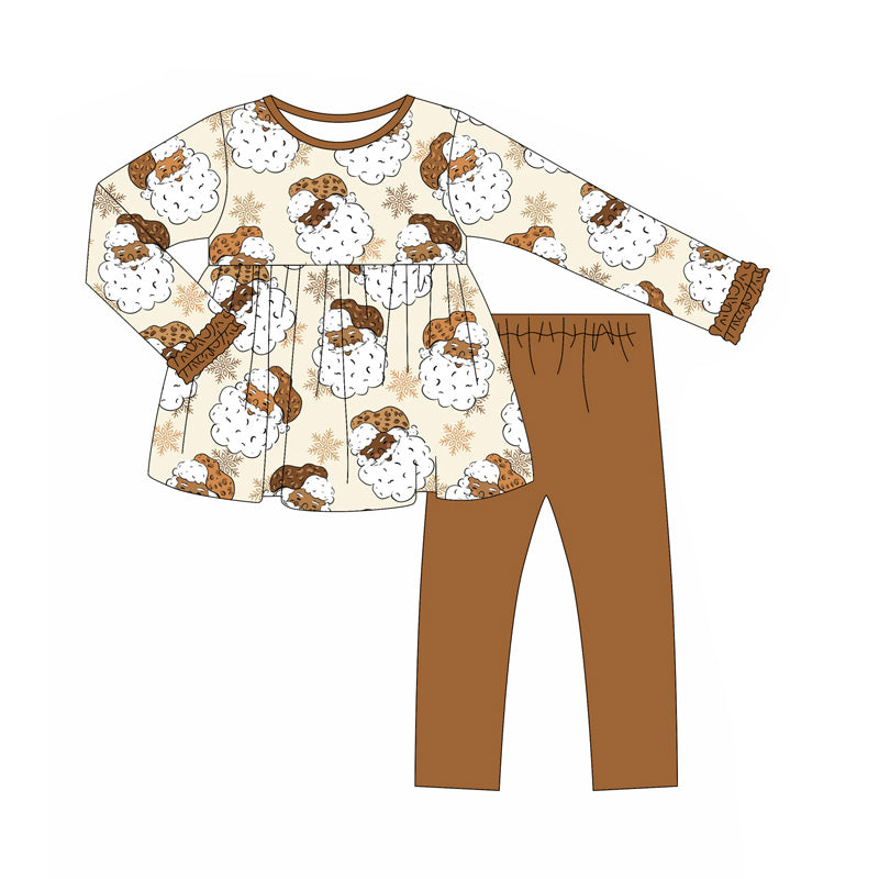 no moq GLP2469 PRE-ORDER baby girl clothes Christmas long sleeve pants sets-2025.6.9