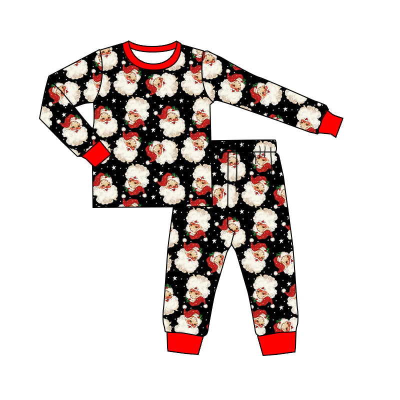 (Pre Order) No moq GLP2753 pre-order baby girls clothes Christmas long sleeve pants sets-2025.8.26