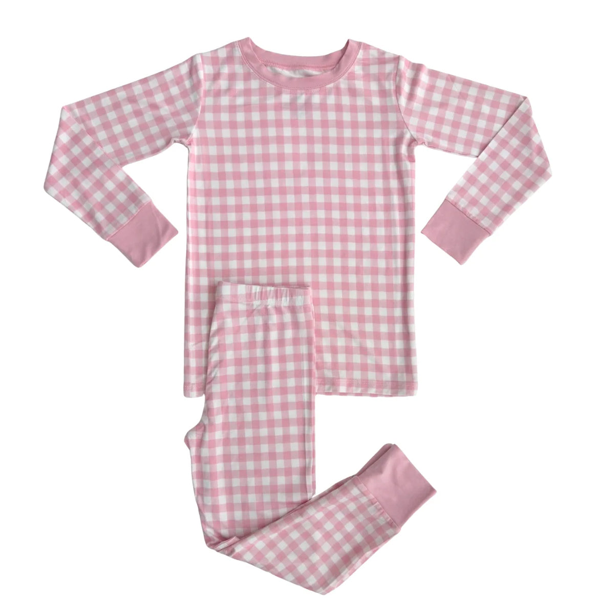 (Pre Order) No moq GLP2798 pre-order baby girls clothes plaid long sleeve pants sets-2025.9.3