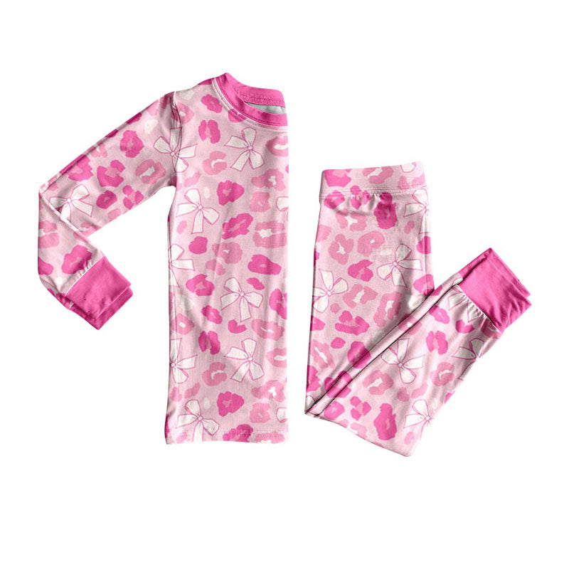 (Pre Order) No moq GLP2882 Pre-order baby girl clothes bow long sleeve pants sets-2025.9.15