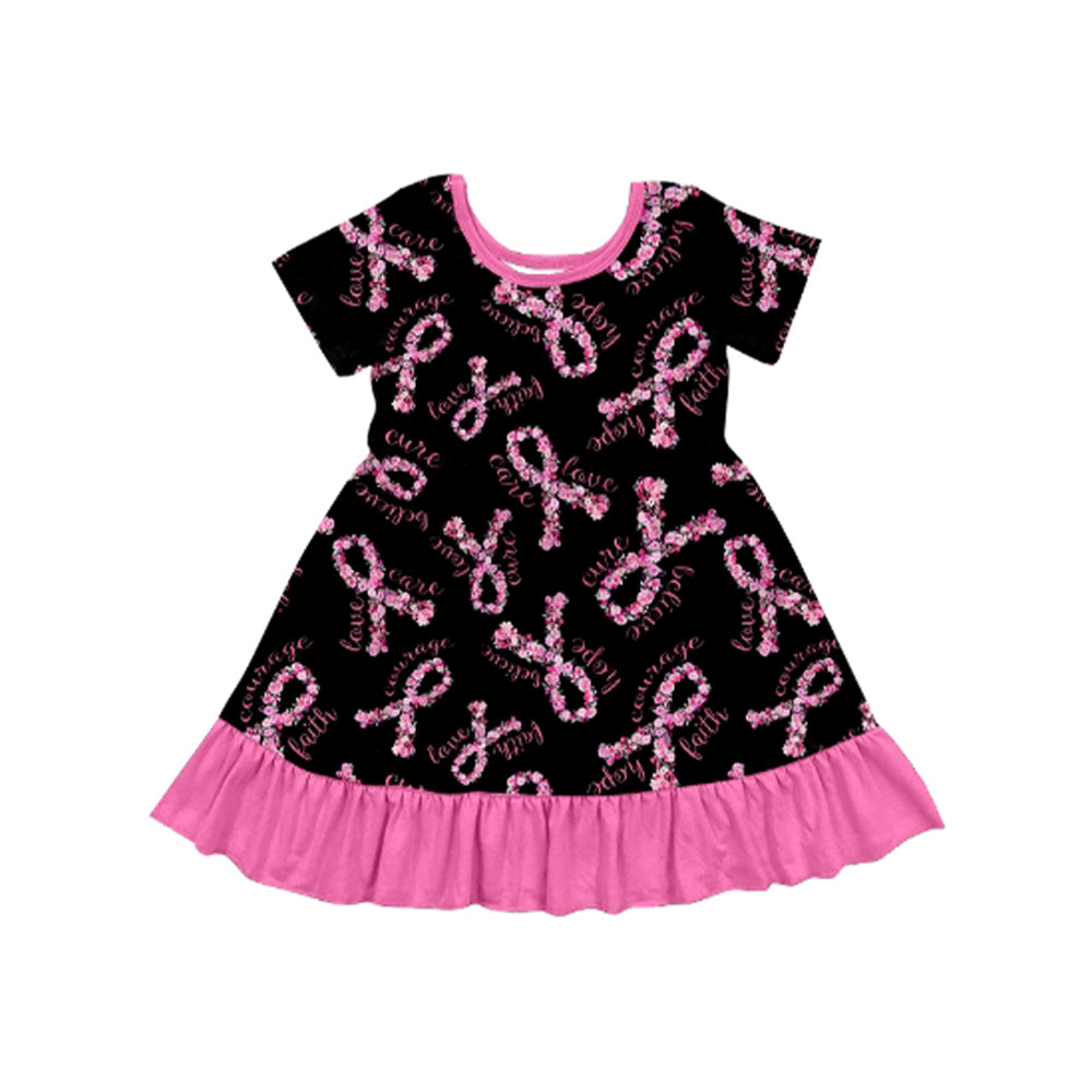 (Pre Order) No moq GSD2801 PRE-ORDER baby girl clothes bow short sleeve dress-2025.8.11