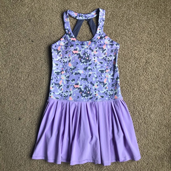 (Pre Order) No moq GSD3099 PRE-ORDER baby girl clothes yoga purple sleeveless dress-2025.11.11