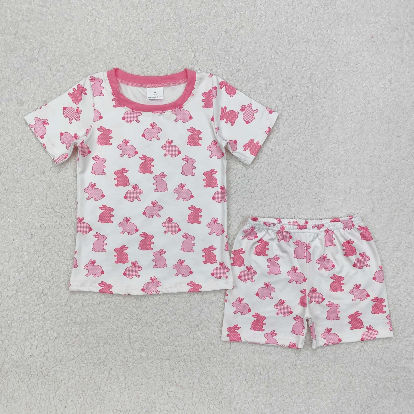 RTS NO MOQ easter short-sleeved shorts suit & short-sleeved sets
