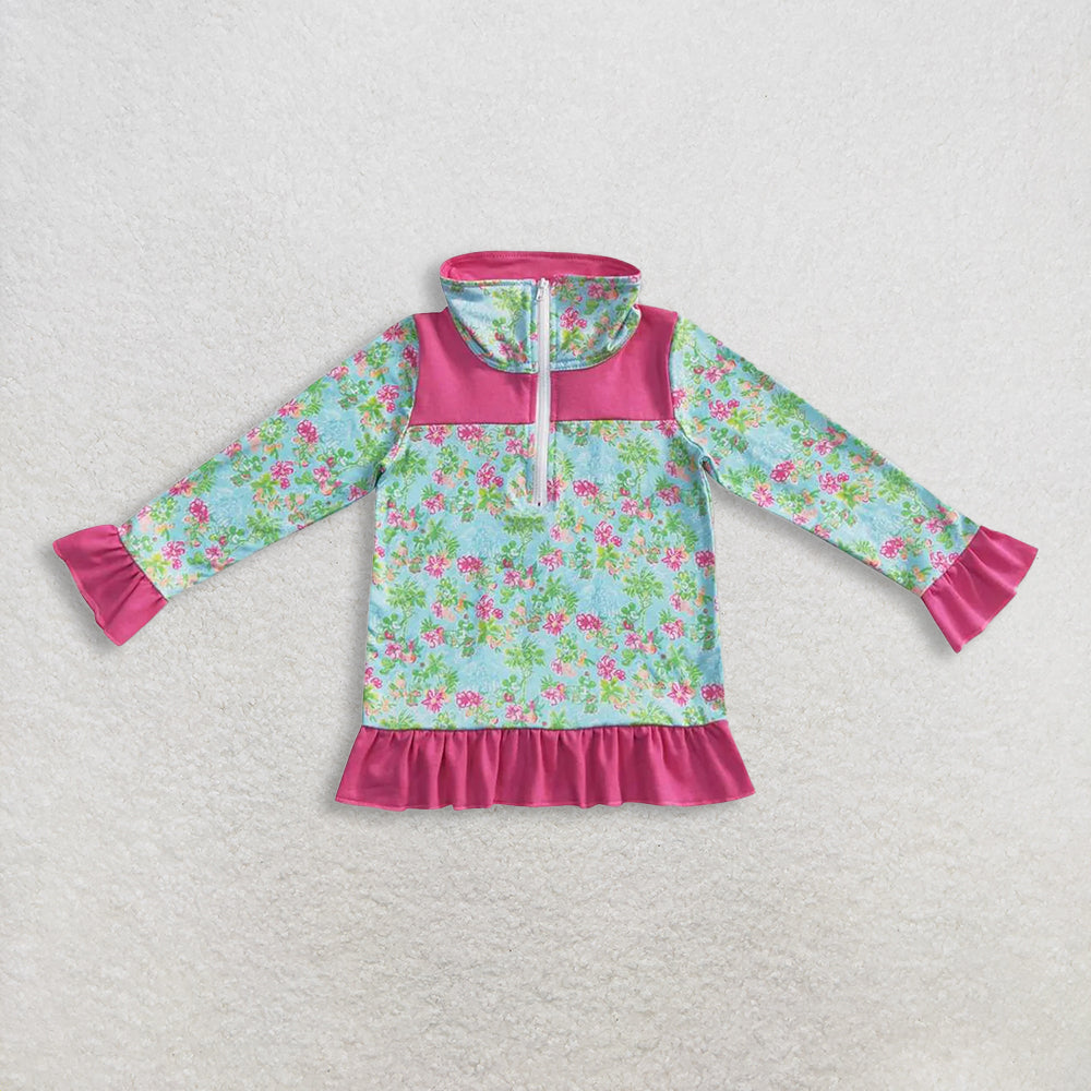 RTS NO MOQ Sibling baby girl clothes long-sleeved sets and top and jeans pants