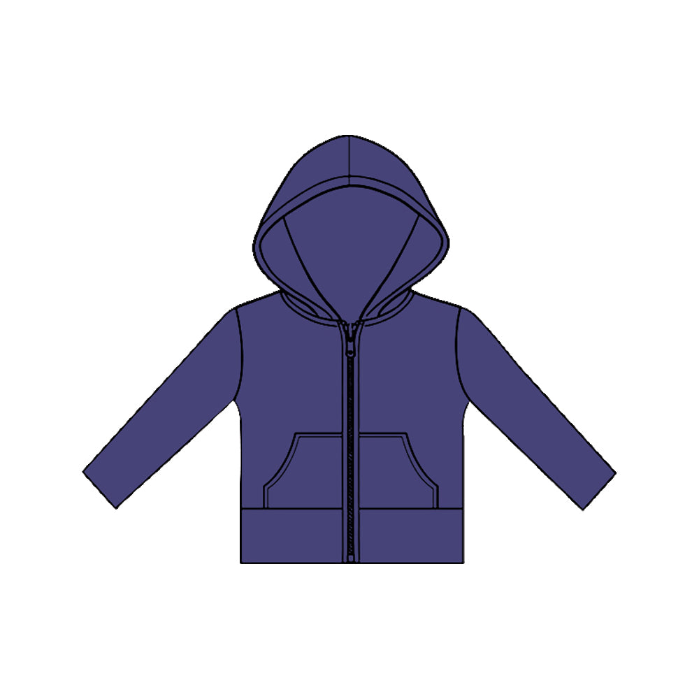 (Pre Order) No moq GT1469 pre-order toddler girl clothes yoga hooded long Sleeve Top -2025.11.19