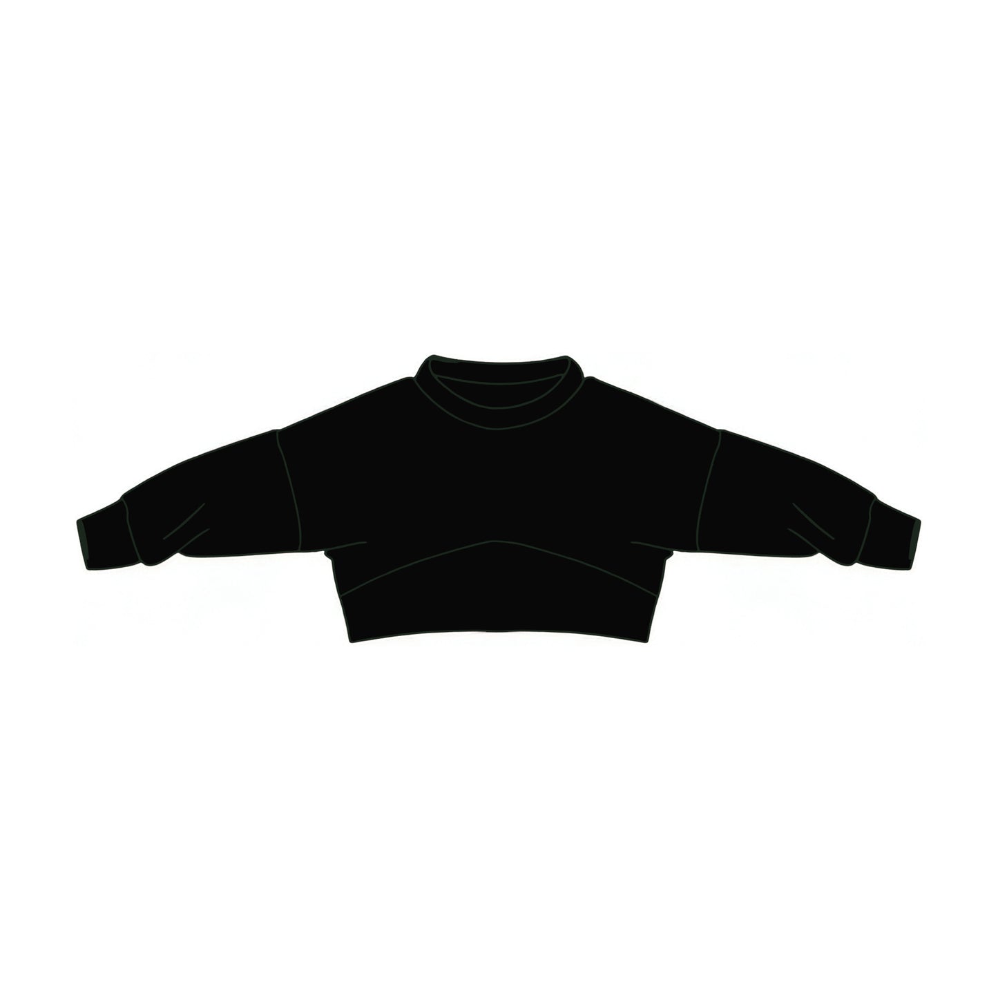 (Pre Order) No moq pre-order toddler girl clothes black long sleeve Top -2025.12.8