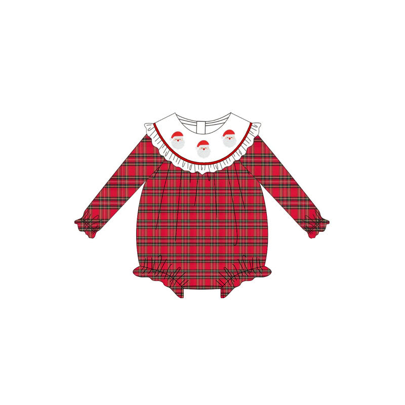 no moq LR2320 pre-order baby girl clothes Christmas long sleeve romper-2025.6.12