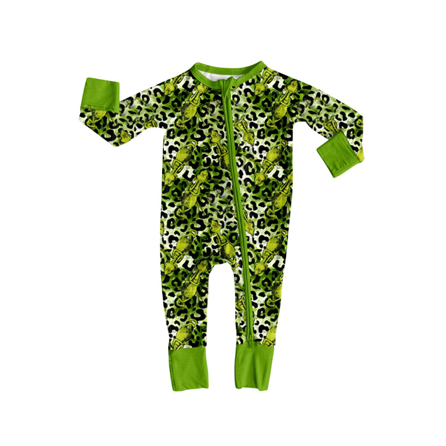 (Pre Order) No moq LR2488 pre-order baby girl clothes Christmas cartoon long sleeve romper-2025.7.24