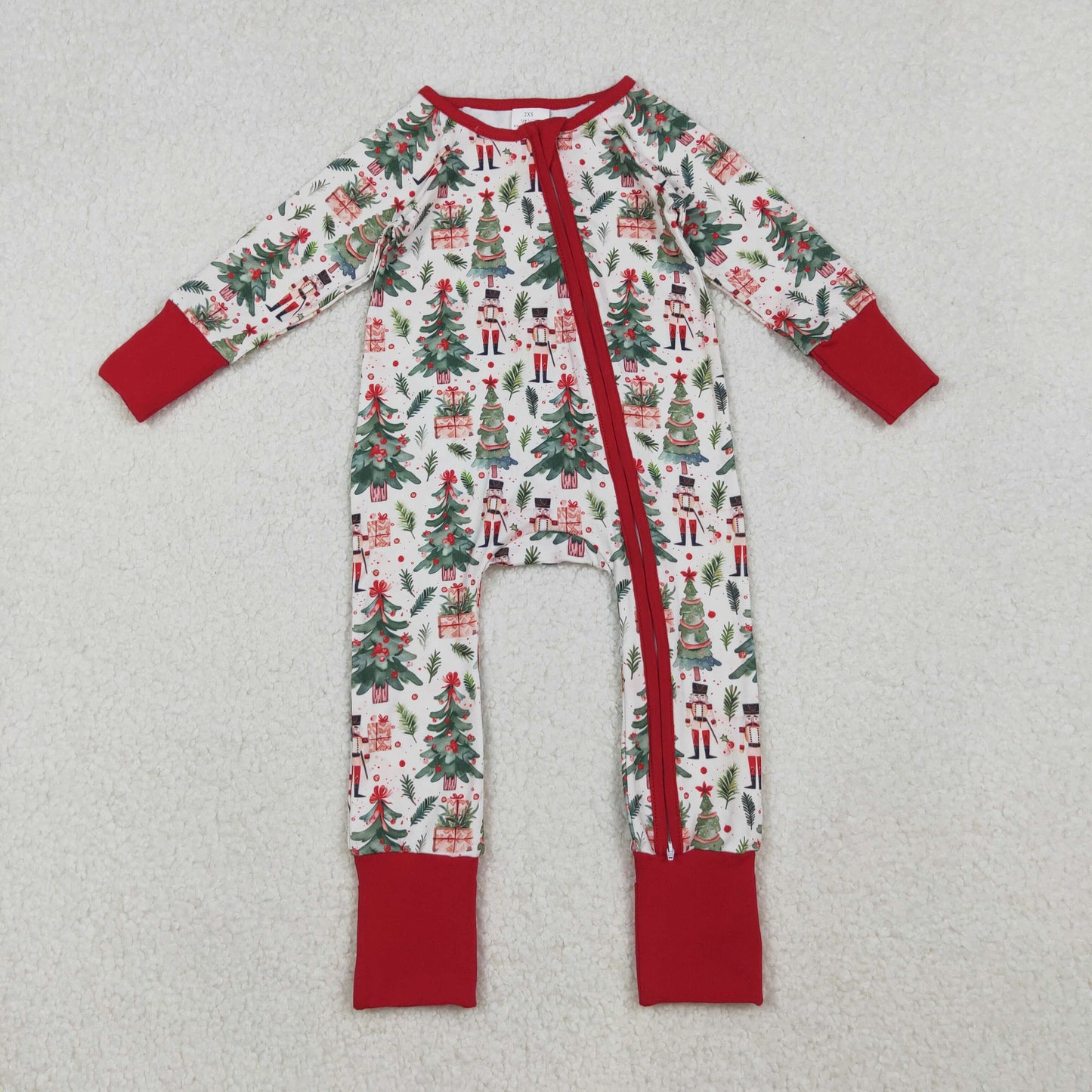 12/18m-7/8t RTS NO MOQ Sibling Baby boys clothes Christmas long sleeve pants sets and rompers