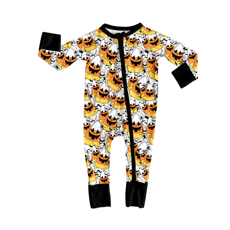 (Pre Order) No moq LR2537 pre-order baby boy clothes Halloween long sleeve romper-2025.8.6