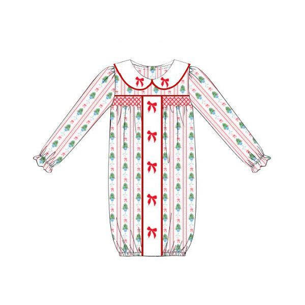 no moq NB0048 pre-order baby newborn Christmas long sleeve nightgown-25.6.10