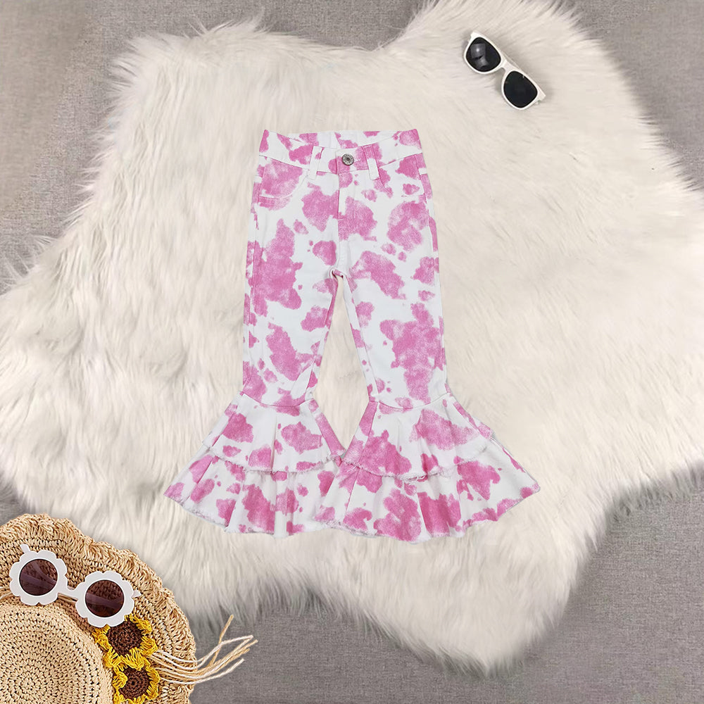 RTS NO MOQ Baby Girls Clothes Jeans: Flared & Ripped