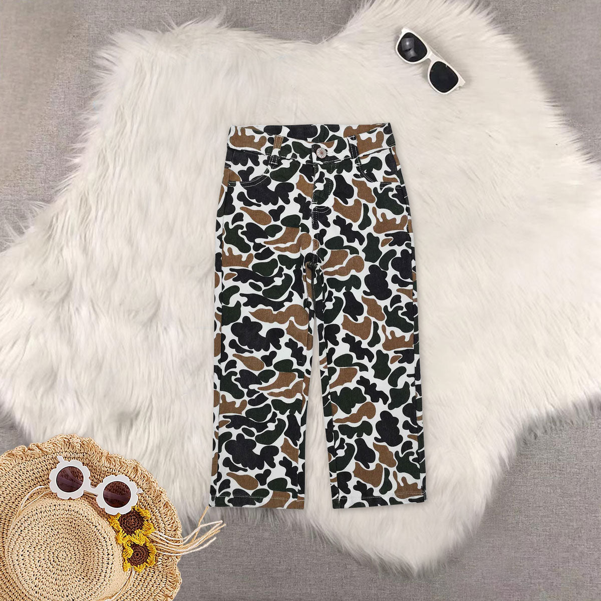 RTS NO MOQ Sibling Baby boy Clothes Jeans: Flared & Ripped