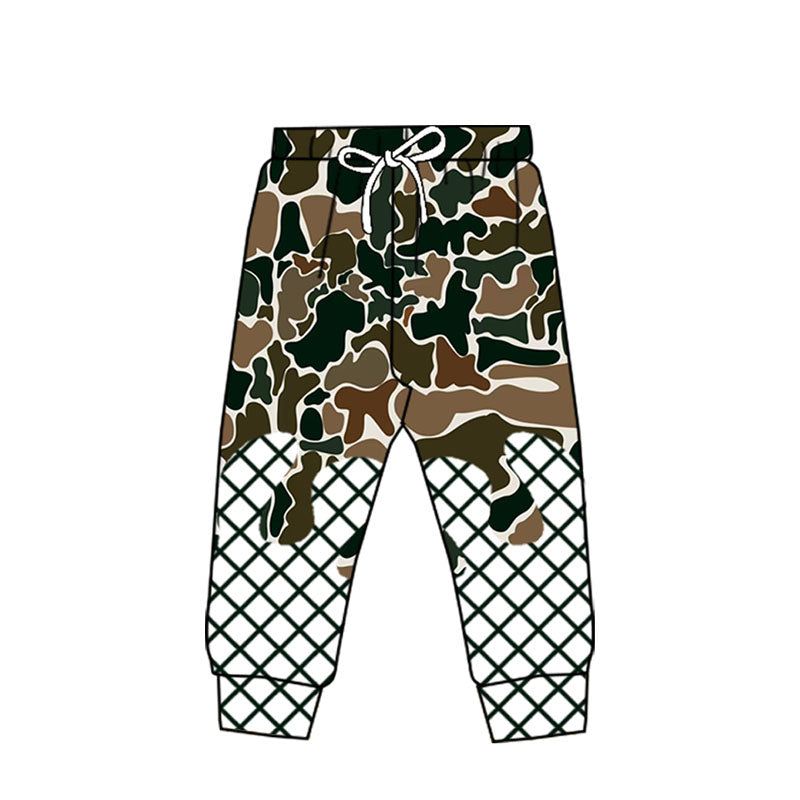 (Pre Order) No moq P0867 pre-order toddler boy clothes camouflage long pant -2025.9.17