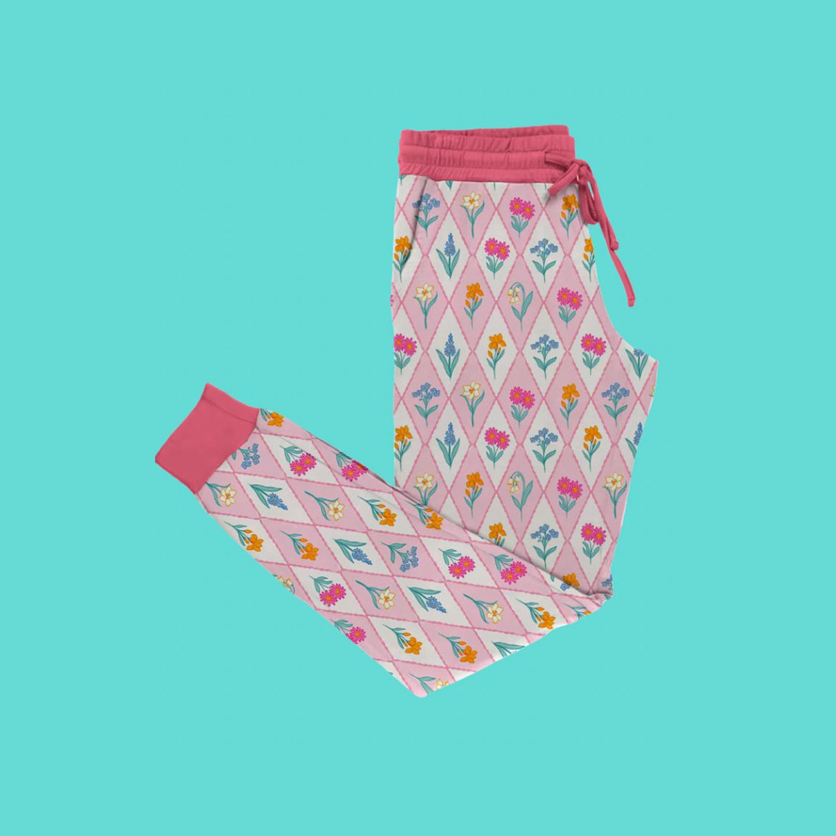 (Pre Order) No moq P0966 Pre-order adult clothes men summer floral long pant-25.11.10