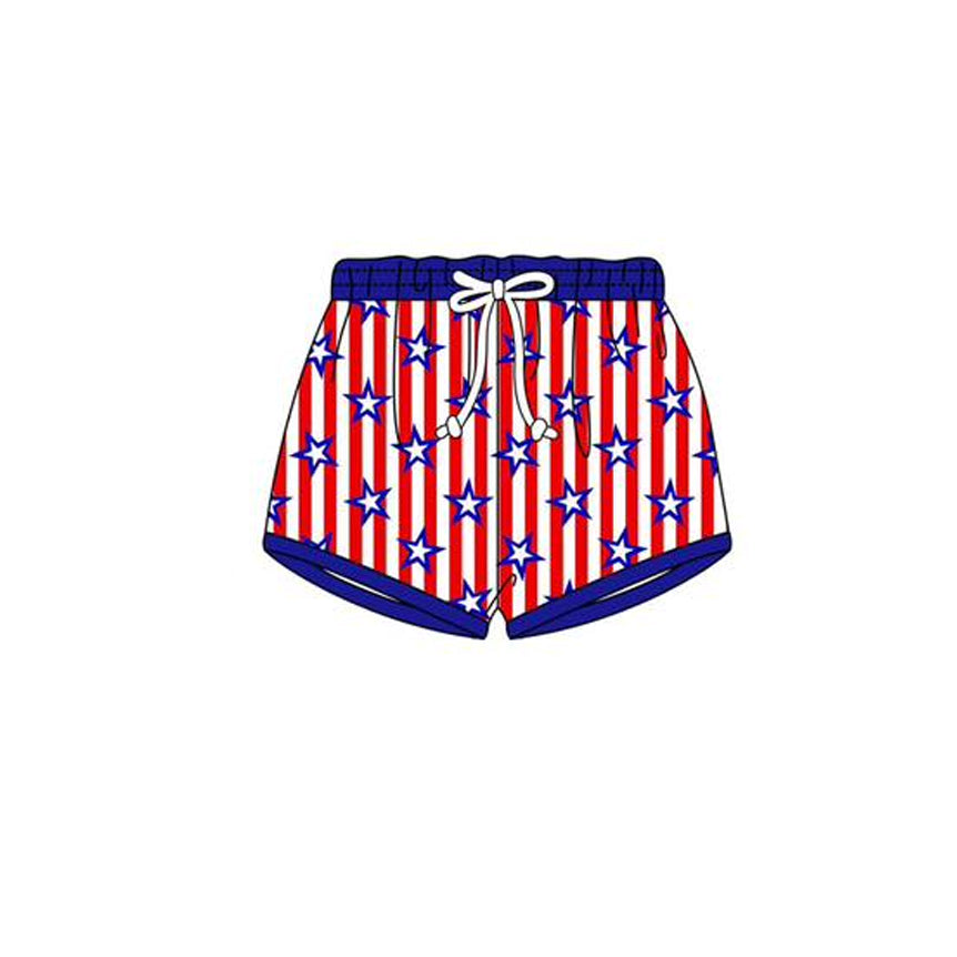 (Pre Order) No moq S0661 pre order baby Boys clothes summer red swim trunks-25.11.26
