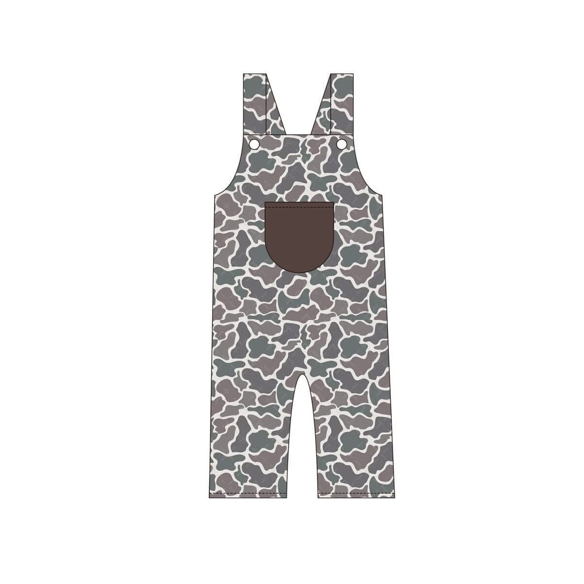 no moq SR3173 pre-order baby boy clothes camouflage vest romper-2025.6.12
