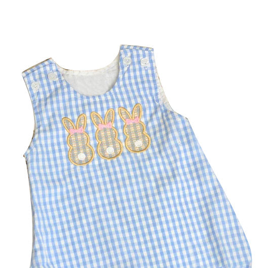 (Pre Order) No moq SR3384 pre-order baby girl clothes bunny bow sleeveless romper-2025.10.23