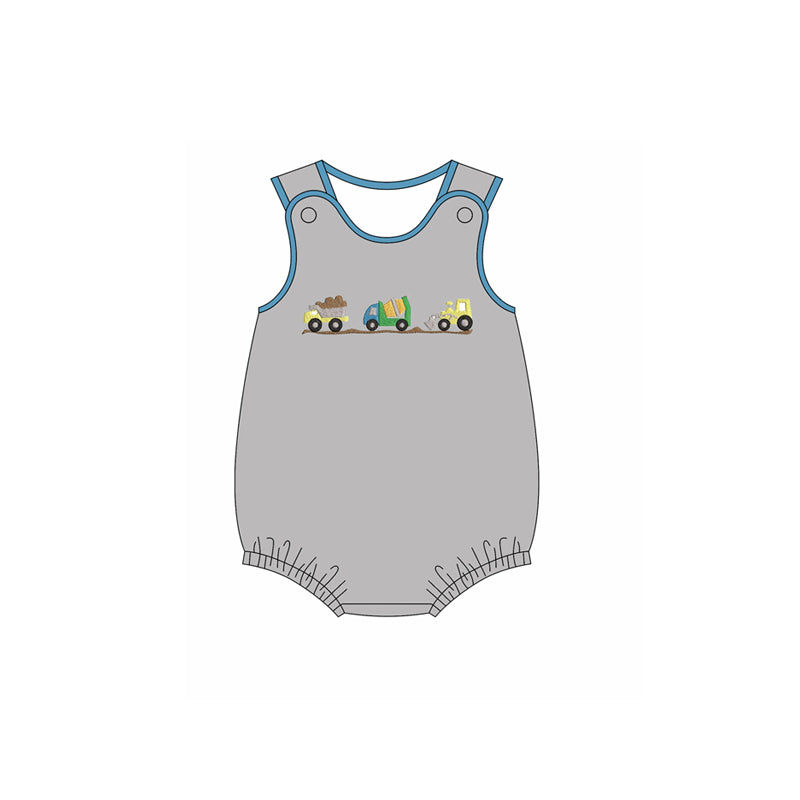 (Pre Order) No moq SR3397 pre-order baby boy clothes sleeveless romper-2025.10.24