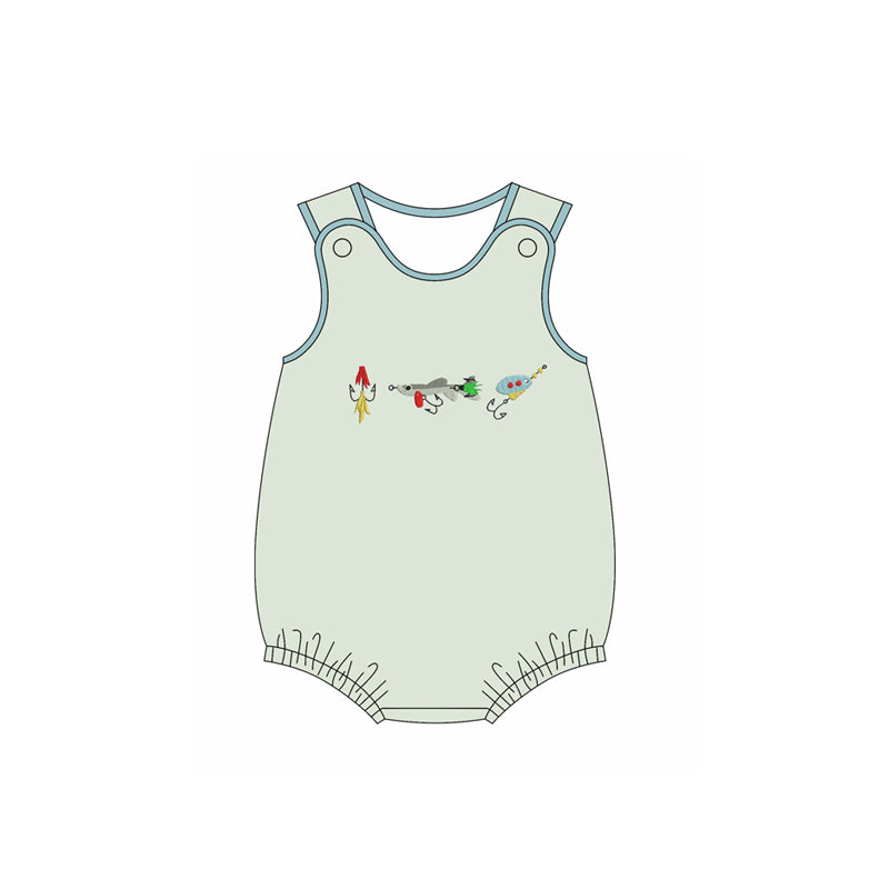 (Pre Order) No moq SR3401 pre-order baby boy clothes sleeveless romper-2025.10.24