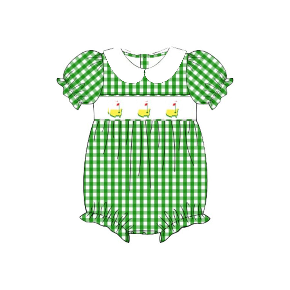 (Pre Order) No moq SR3455 pre-order baby girl clothes short sleeve romper-2025.10.30