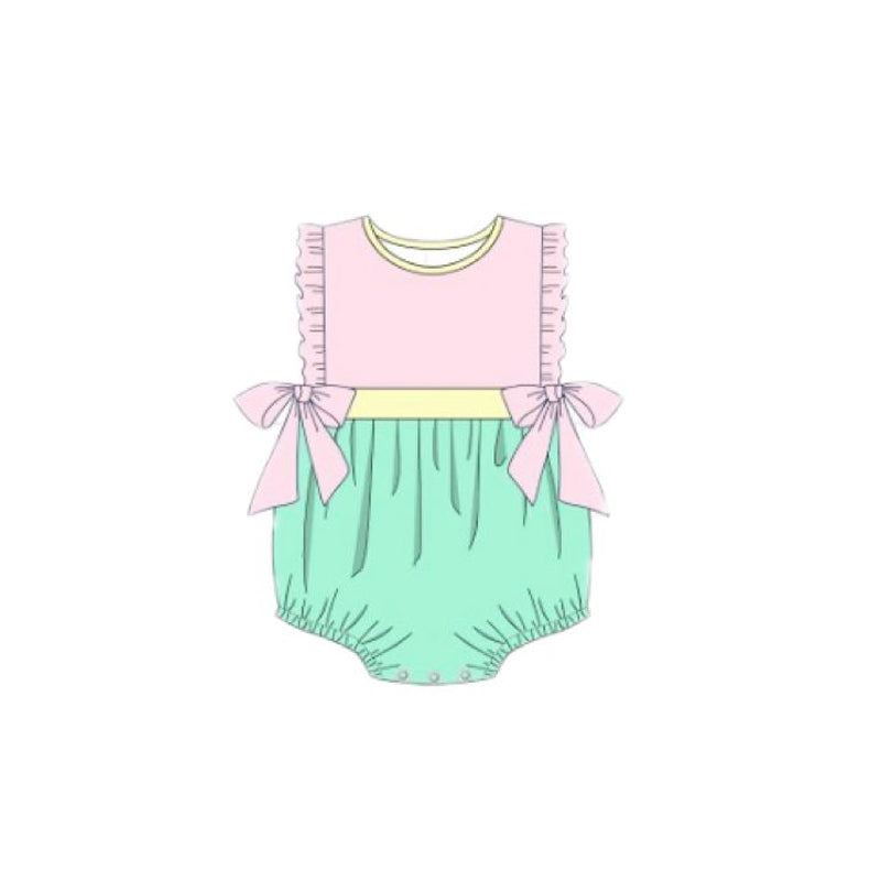 (Pre Order) No moq SR3661 pre-order baby girl clothes vest romper-2025.11.24