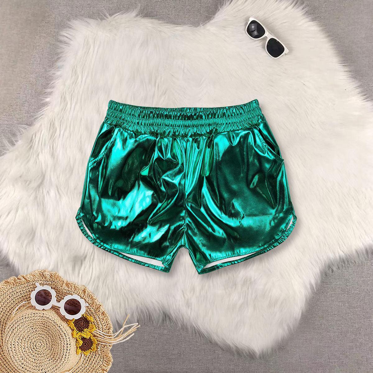 RTS NO MOQ Sibling baby girl clothes Cheer fireworks star short-sleeved top and shorts