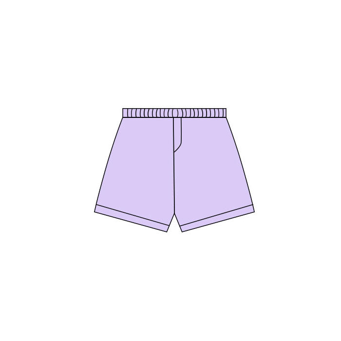 (Pre Order) No moq SS0665 pre-order baby girl clothes yoga purple summer shorts-2025.11.27