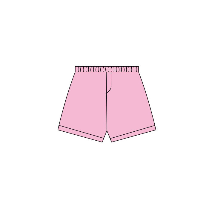 (Pre Order) No moq SS0672 pre-order baby girl clothes yoga pink summer shorts-2025.11.27