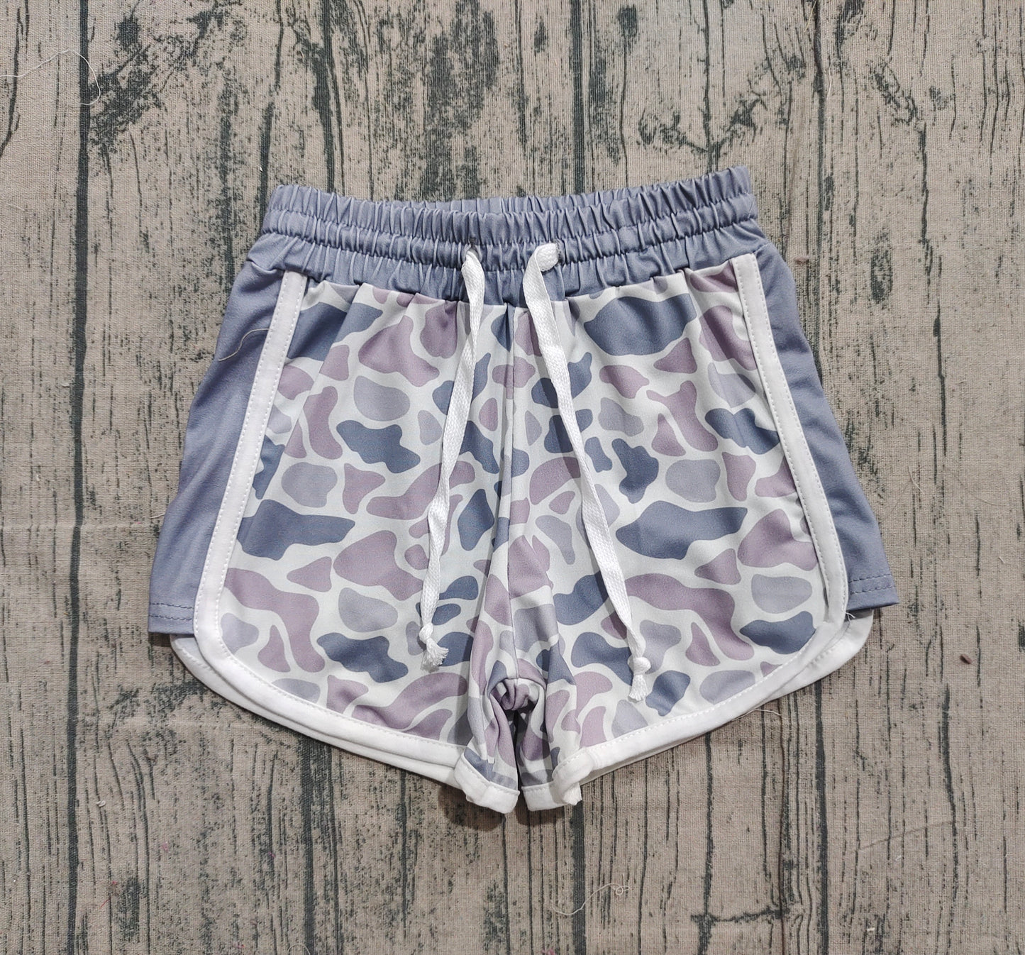 (Pre Order) No moq SS0740 pre-order baby boy clothes summer camouflage shorts-2025.11.18