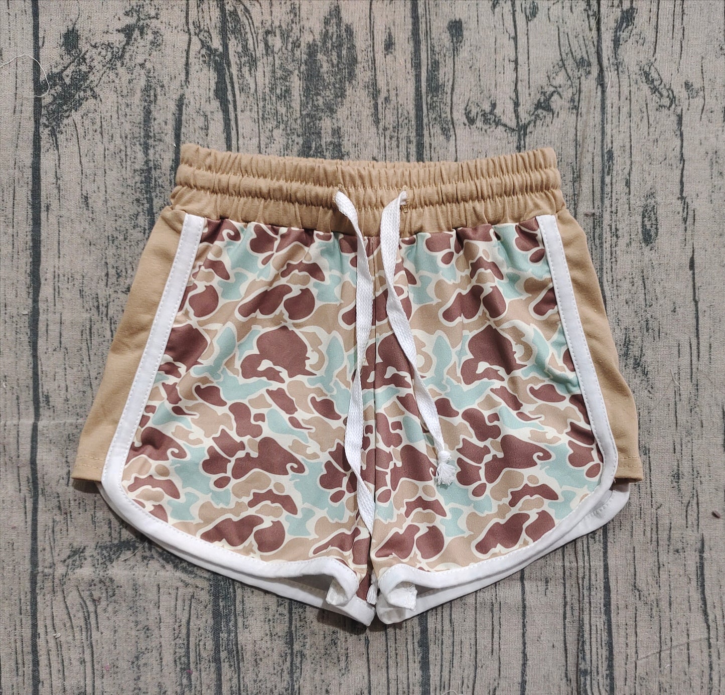 (Pre Order) No moq SS0741 pre-order baby boy clothes summer camouflage shorts-2025.11.18