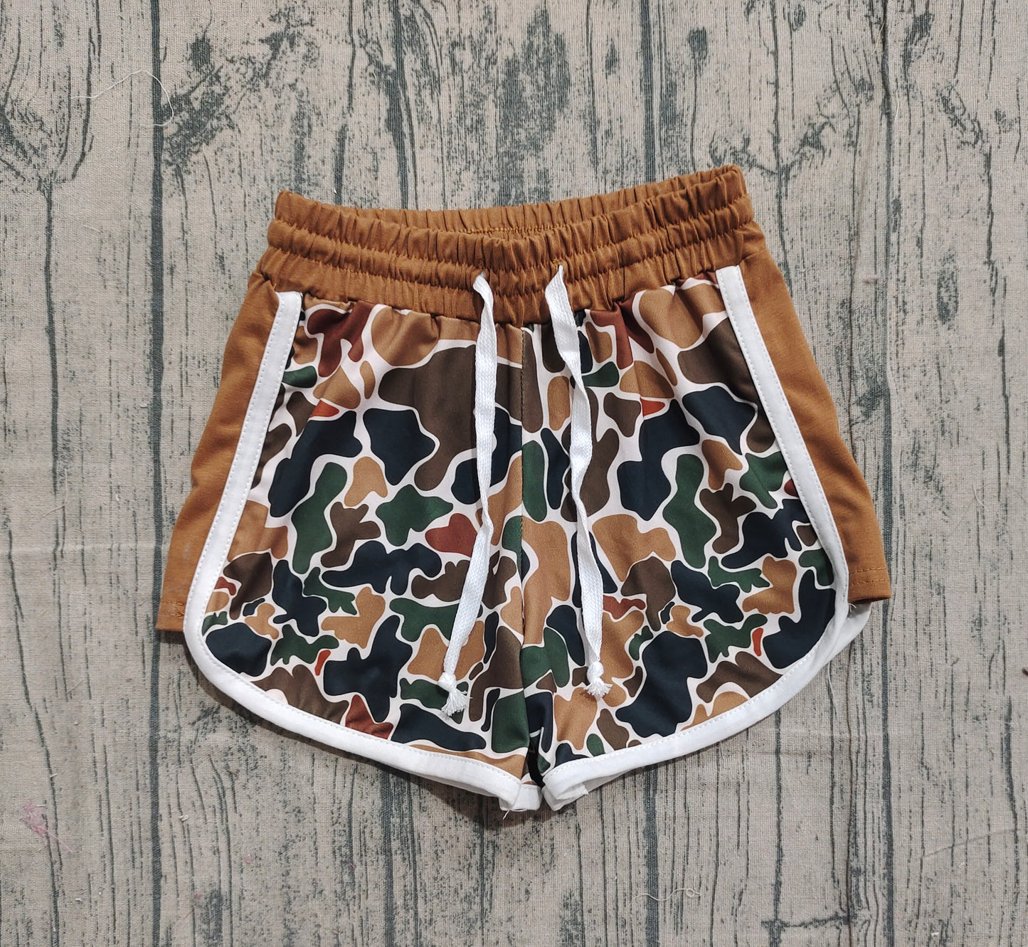 (Pre Order) No moq SS0742 pre-order baby boy clothes summer camouflage shorts-2025.11.18