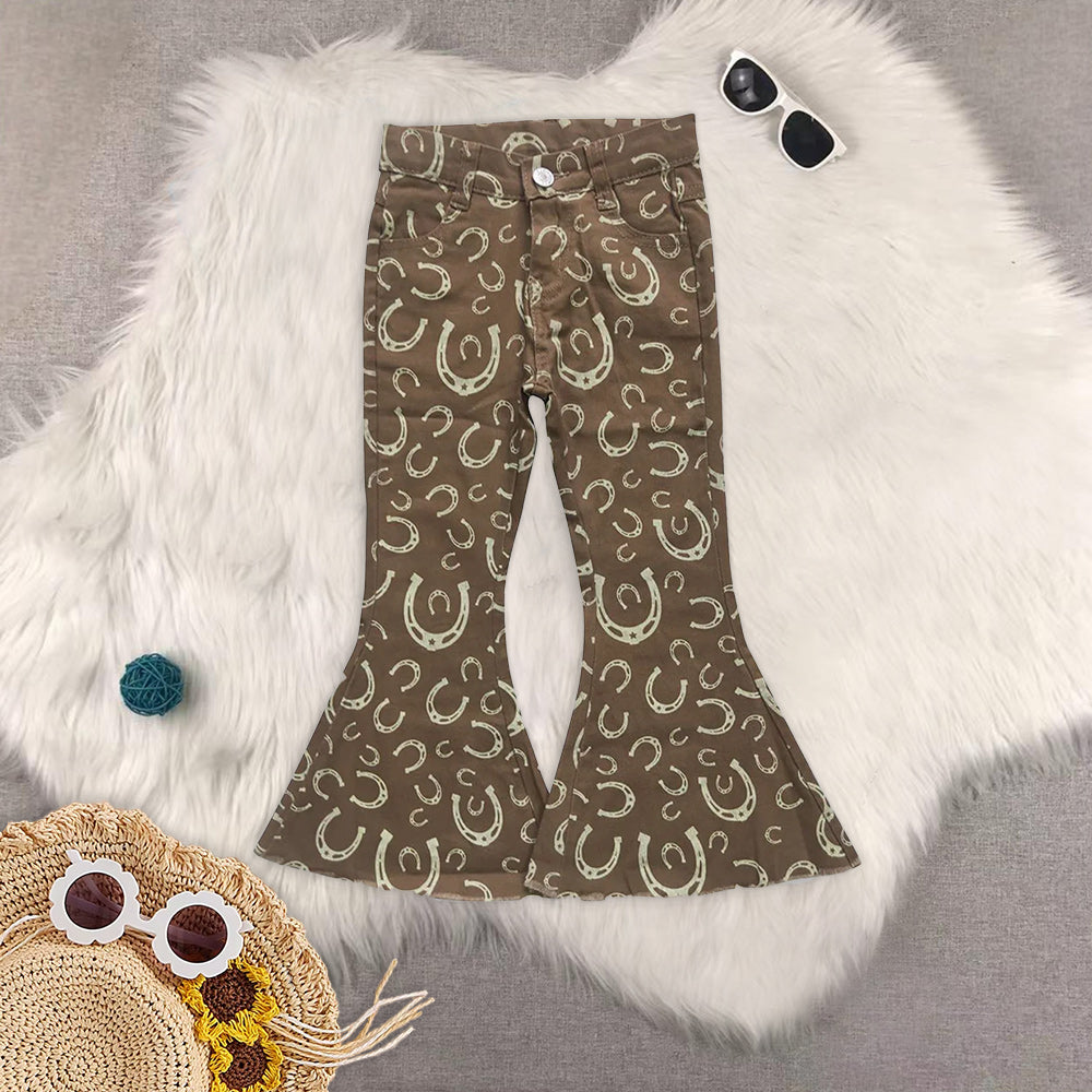 RTS NO MOQ Baby Girls Clothes Jeans: Flared & Ripped