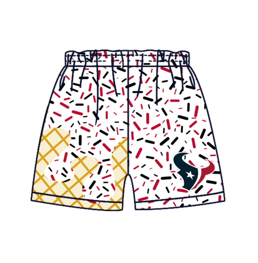 custom moq 3 eta 6-8weeks adult and kids clothes team white Beach Summer Shorts-25.4.29