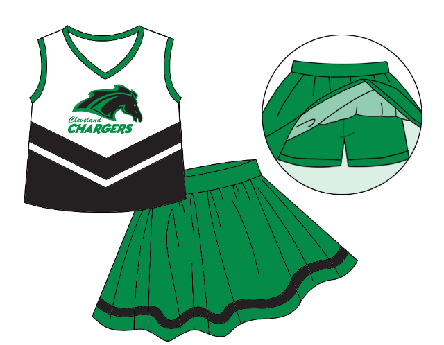 baby girl clothes team green toddler girl summer outfit