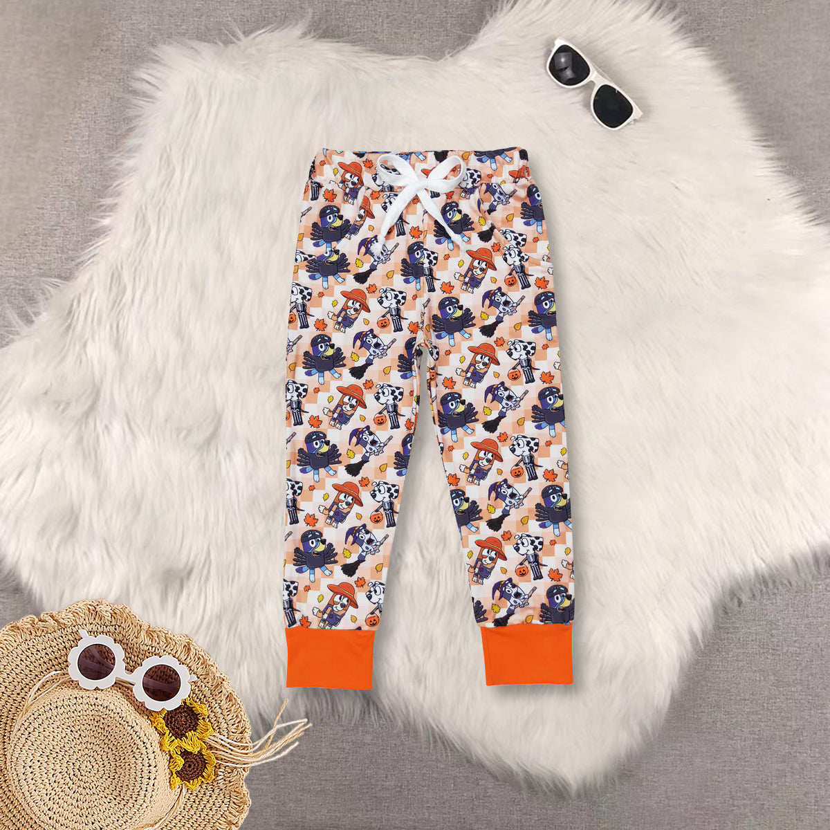 RTS NO MOQ Sibling baby boy clothes BOO halloween short-sleeved top lace trousers sets and top and pants