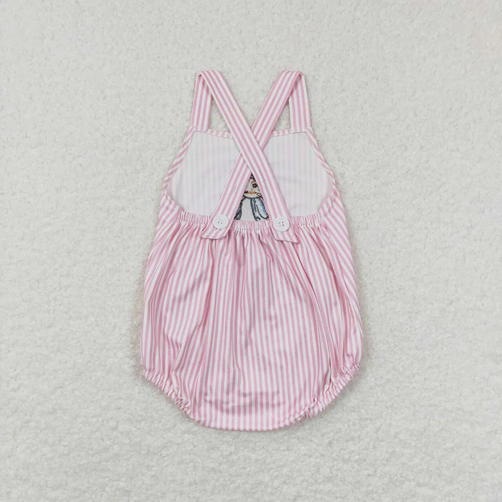 RTS NO MOQ sibling baby girls boy clothes embroidery easter short sleeve dress and romper and top