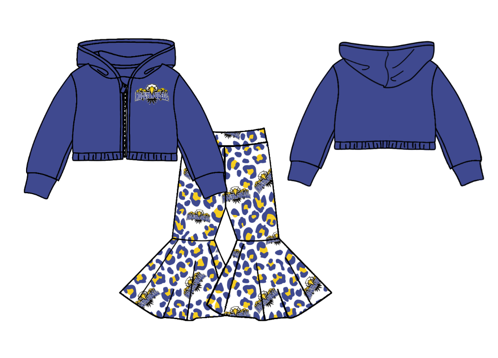 Custom moq 3 eat about 6/8weeks moq 5 eta 5/6weeks leopard hooded long sleeve and long pants set